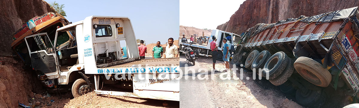 ಬೈಂದೂರು: ಲಾರಿಗಳ ಮಧ್ಯೆ ಅಪಘಾತ; ಚಾಲಕ ಮೃತ್ಯು